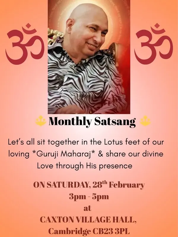 Monthly Satsang Poster