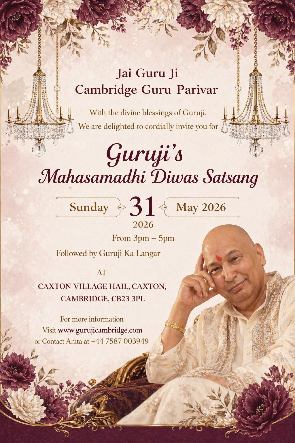 Monthly Satsang Poster